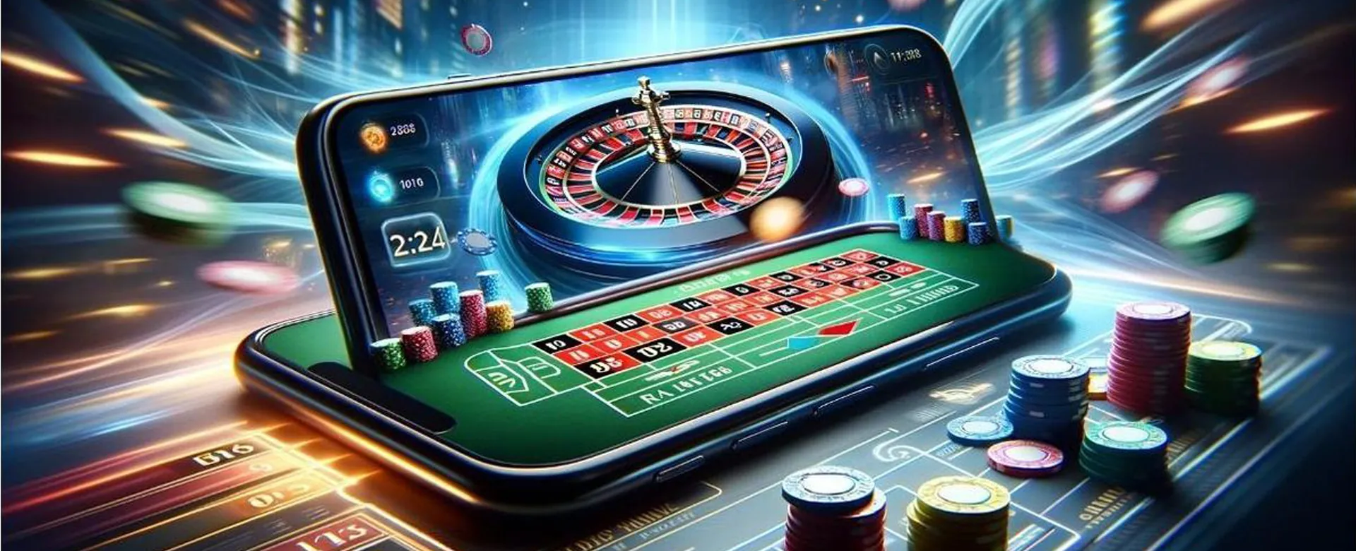PH345 Online Casino background with vibrant casino games and promotions